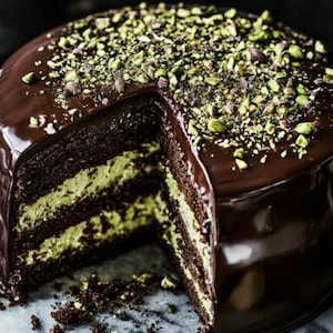 Dubai Chocolate Pistachio Bar Cake Recipe: Kunafa Pistachio Cream (Digital Download)