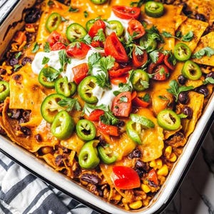 Walking Taco Casserole Recipe: Easy Dinner, Party Recipe (Digital Download)