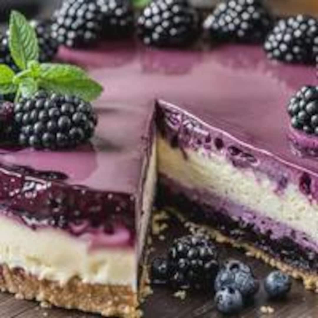ホワイトチョコレートブラックベリームースチーズケーキのレシピ