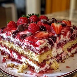 Strawberry Earthquake Cake Recipe: Easy Dinner & Party Dessert (Digital Download)