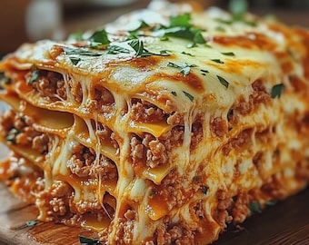 Ricetta per lasagne da un milione di dollari: cena facile, ricetta per feste (download digitale)