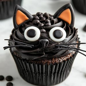 Black Cat Cupcakes PDF (Digital Download Recipe)