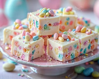 Easter Candy Fudge Recipe: Easy Dessert (Digital Download)