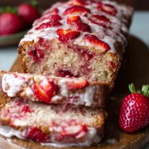 Receta de pan de fresas en PDF (descarga digital)