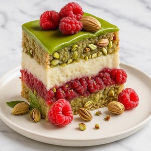 BEST RECIPE Für himmlischen Pistazien-Himbeer-Traumkuchen, einfaches Rezept, Rezept für Abendessen, Partyrezept