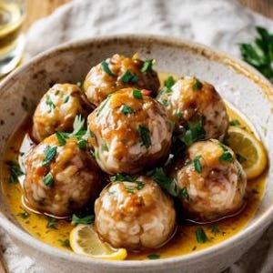 MELHOR RECEITA Para Almôndegas de Frango Piccata, receita fácil, receita para jantar, receita para festa