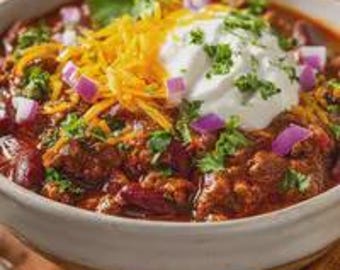 Crock-Pot Chili Rezept: Einfaches Abendessen, Partyessen (Digitaler Download)