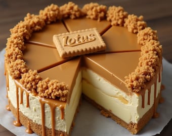 No-Bake Biscoff Cheesecake Recipe: Easy Dessert (Digital Download)