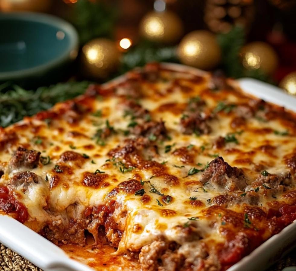 Meat Lovers Pizza Casserole Recipe: Easy Dinner (Digital Download)