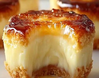 Mini-Creme-Brulee-Käsekuchen-Rezept: Einfaches Dinner-Party-Dessert (Digitaler Download)