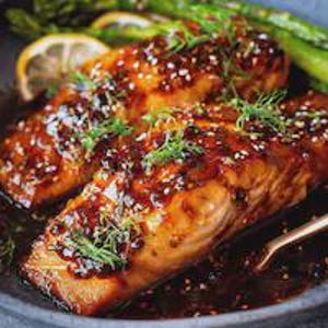Honey Soy Glazed Salmon Recipe: Easy Dinner (Digital Download)