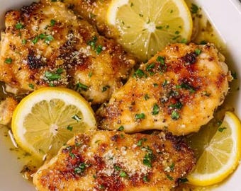 Lemon Garlic Butter Chicken Recipe (Digital Download)
