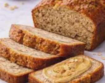Erdnussbutter-Bananenbrot-Rezept (Digitaler Download)