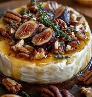 Baked Brie Recipe: Figs, Honey, and Pecans (digital Download)