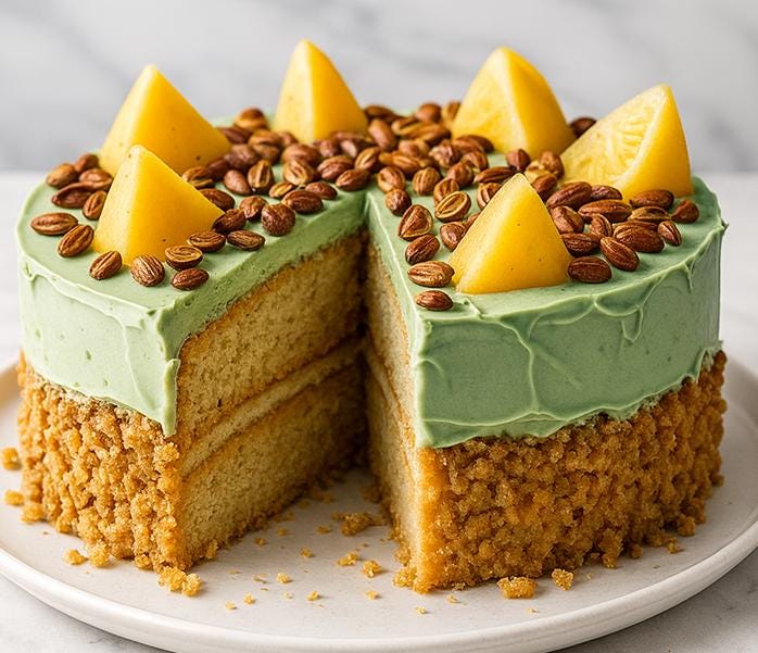 Pistachio Pineapple Cake Recipe: Easy Dinner & Party Dessert (Digital Download)