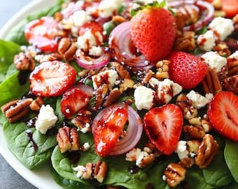 Strawberry Salad Recipe: Easy Summer Dinner Party (Digital Download)