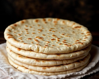 Recette de pain pita grec : pain plat maison facile (téléchargement numérique)
