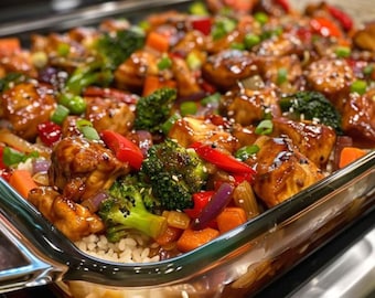 BEST RECIPE For Teriyaki Chicken Stir Fry Casserole, easy recipe, dinner recipe,  party recipe