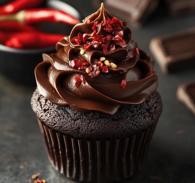 BEST RECIPE for Triple Chocolate Chili Cupcakes, Easy Recipe, Dinner ...
