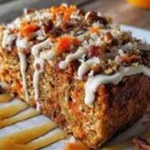 Receta fácil de pastel de avena y zanahoria / Pastel húmedo especiado en PDF / Repostería casera (descarga digital)
