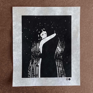 Screen Print, &quot;Arrow of Time,&quot; Hand Made, Hand Printed