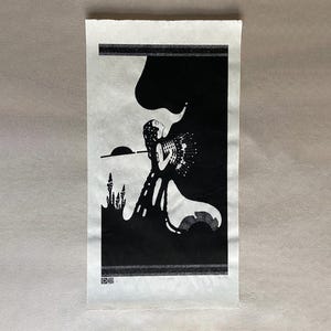 Screen Print, &quot;Touching the Shadow of a Tree Two,&quot; Hand Made, Hand Printed