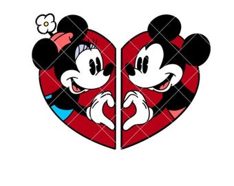 ハーモニーキングダム　ミッキー&ミニー　バレンタイン Disney - 【新品】ミッキー&ミニー ぬいぐるみ ハート