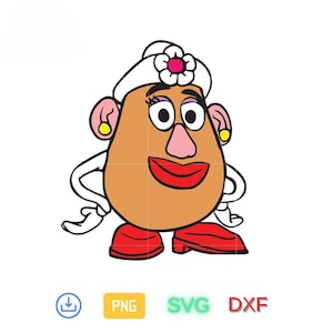 Mrs. Potato SVG for Cricut and Silhouette Cutting Machines
