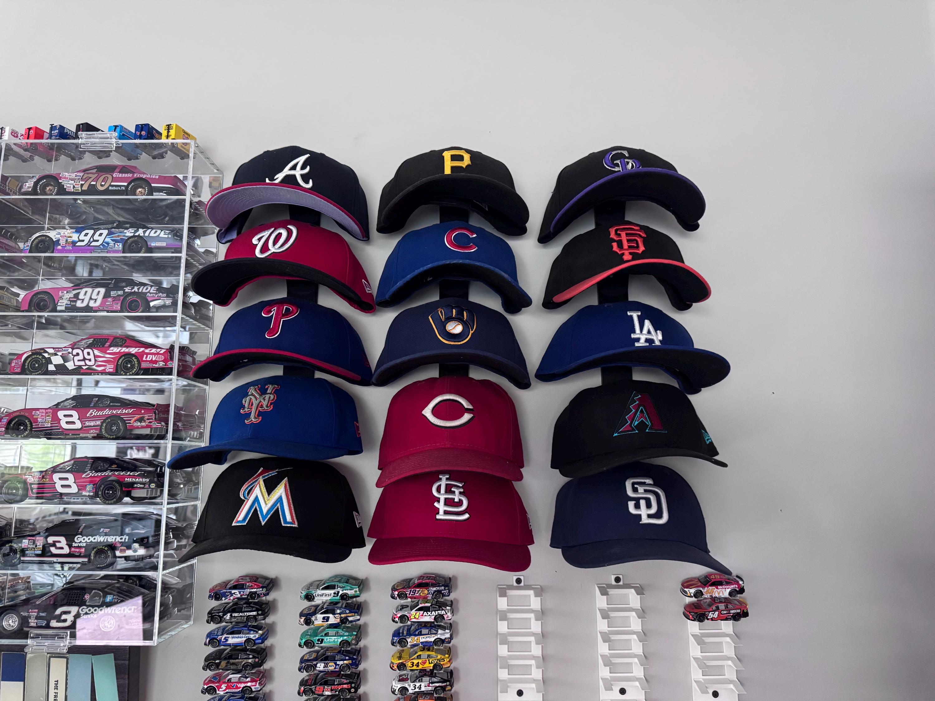 Modular Hat Cap 3D Printed Modular Hat Rack | Snap Together Cap Holder, Wall Mount ...
