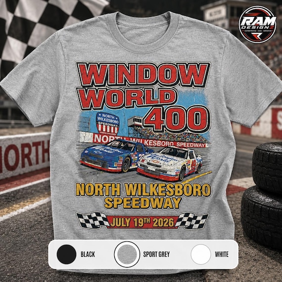 Window World 400 North Wilkesboro Speedway Shirt | Vintage NASCAR Racing Tee