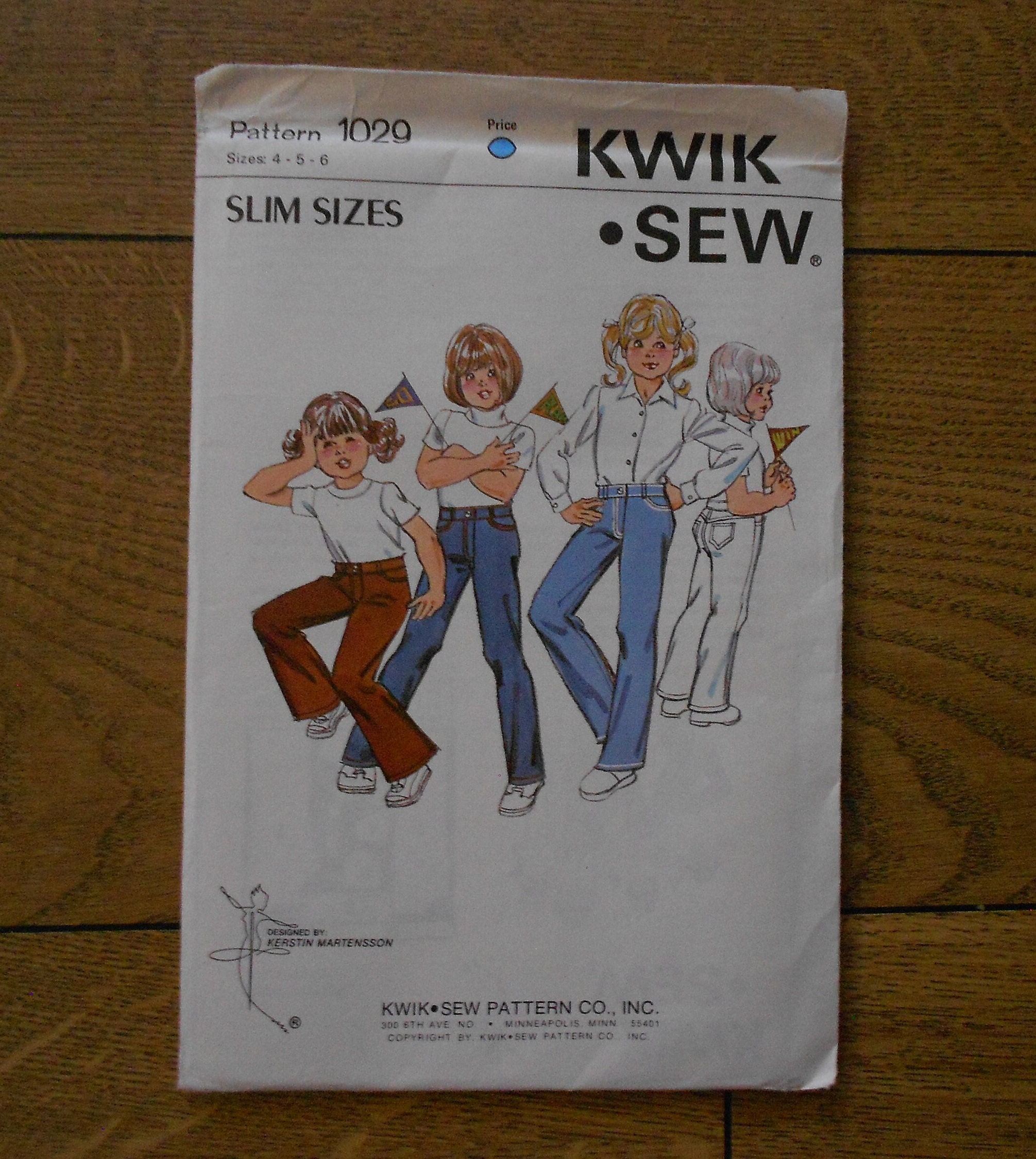 Girl's slim jeans pattern Kwik Sew 1029 Girl blue jeans pattern SZ 4,5,6 Uncut Girl's jeans pattern Girl's slim jeans pattern Kwik Sew 1029 Girl blue jeans pattern SZ 4,5,6 Uncut Girl's jeans pattern