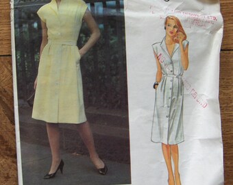 Vintage Vogue pattern 2684 Misses DRESS sz 14