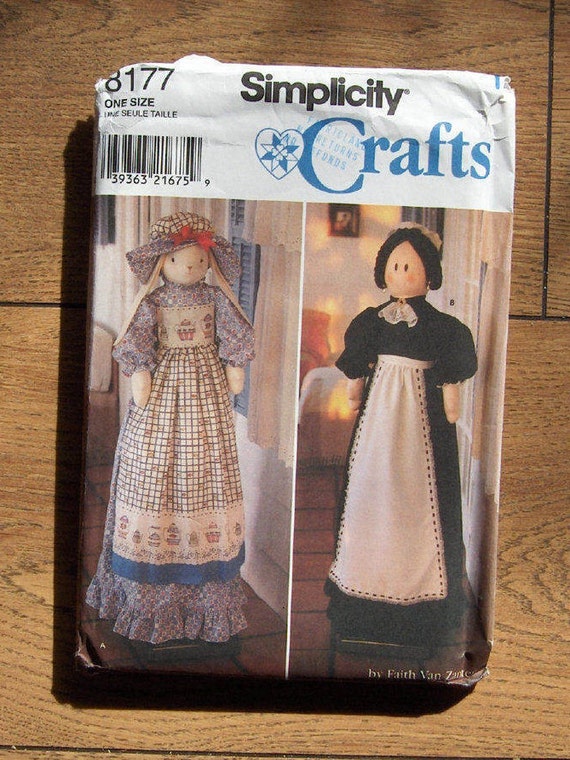 1998 simplicity pattern 8177 vacuum covers bunny and maid uncut 1998 simplicity pattern 8177 vacuum covers bunny and maid uncut