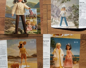 Vintage Knitting patterns DOLL CLOTHES