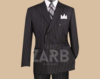 バーバリーLDN BB7 2XL ブラックカラー スーツ ストライプ SP120 バーバリーLDN BB7 2XL ブラックカラー スーツ ストライプ SP120