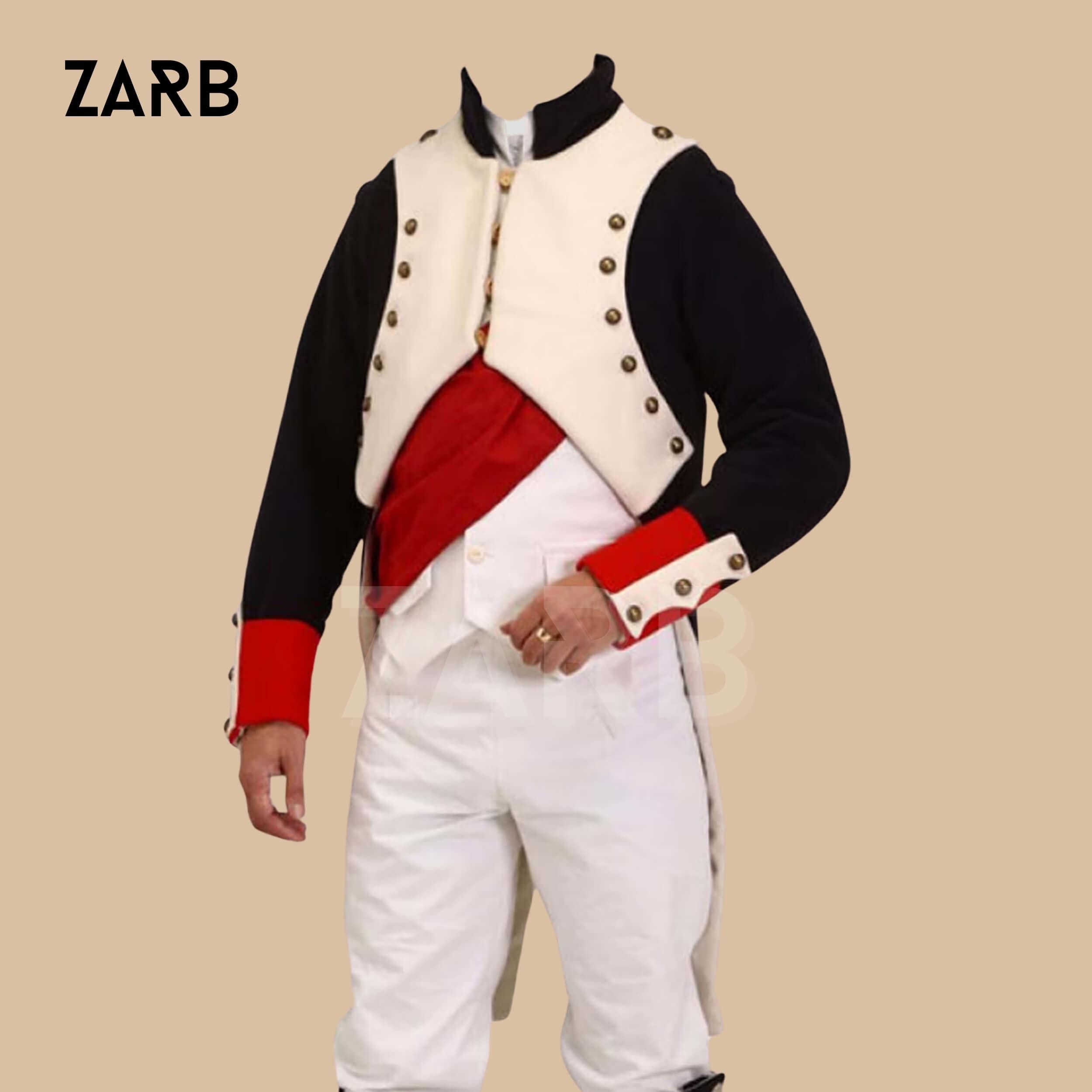 napoleon army jacket【NOT CONVENTIONAL】 MILITARY NAPOLEON JACKET IN BLACK WITH MATCHING BRAIDING AND