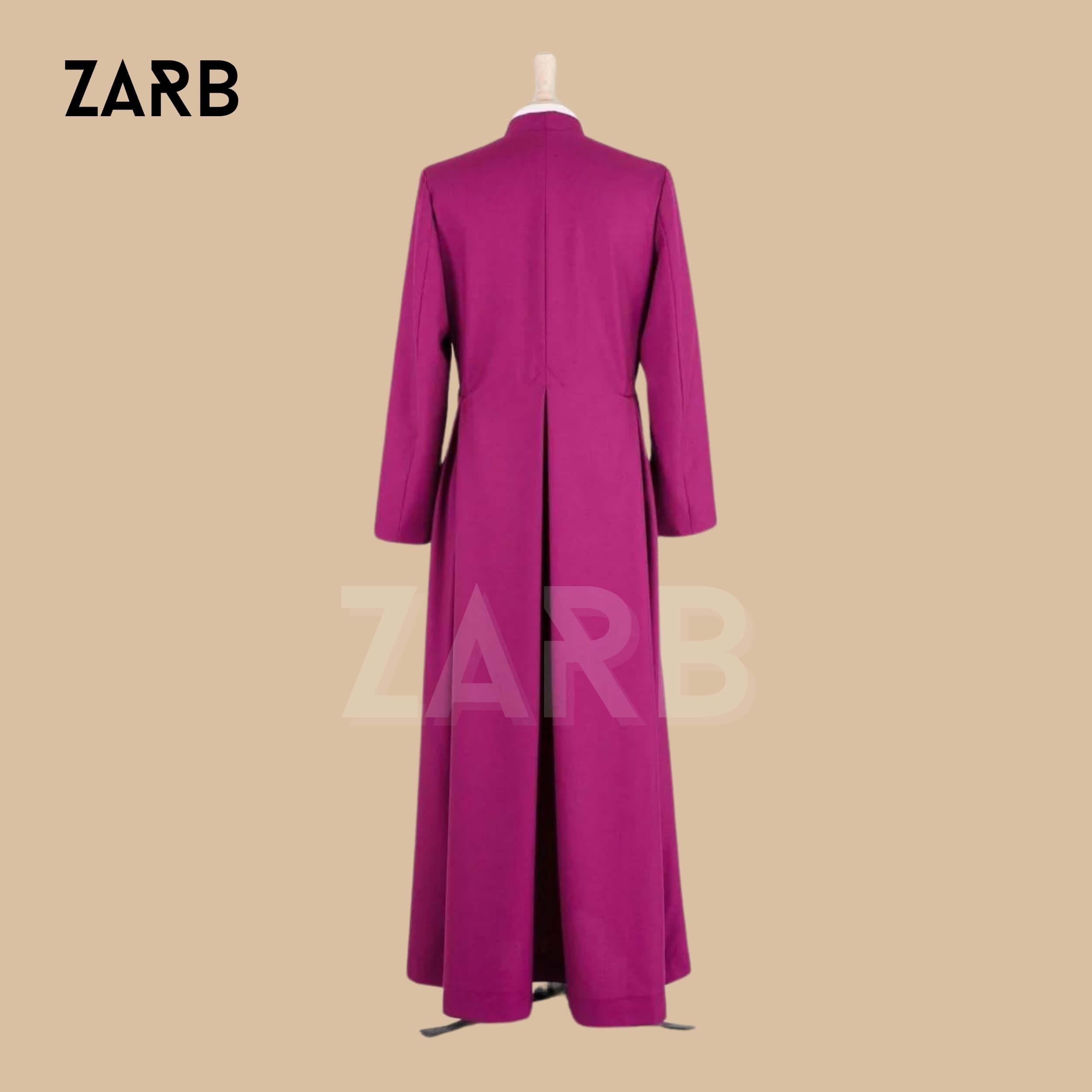 Tunica Da Coro Viola Abito Uomo Prete Preacher Chiesa Piatto