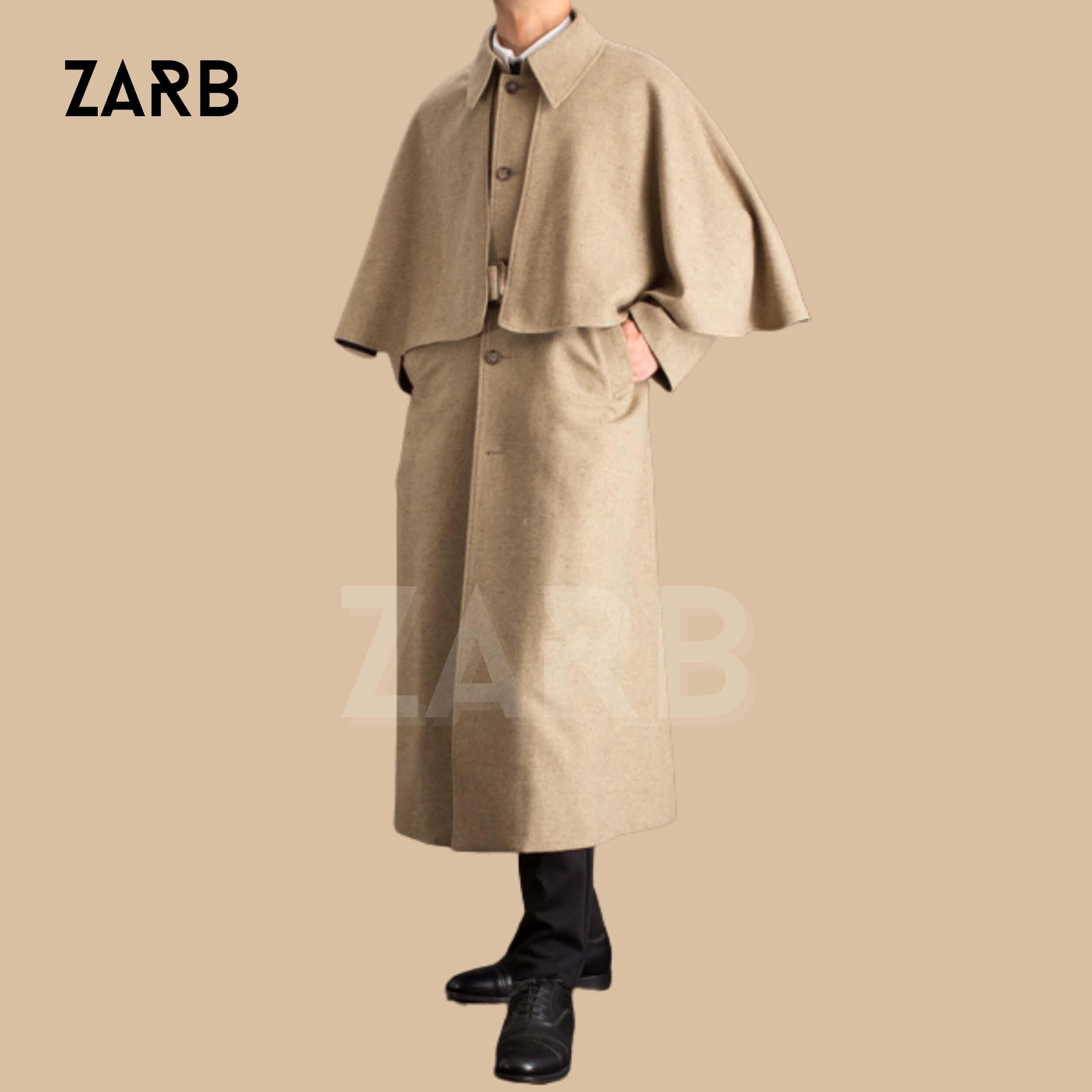 最安値　Super 140s SHAWL COLLAR CAPE COAT LIDNM（リドム）の「Super 140s SHAWL COLLAR CAPE COAT