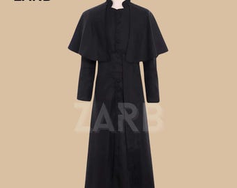 Antique Mens Cassock Jacket, Trench Coat, Church - Etsy