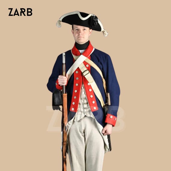 大陸軍ウールコート：1770年代の独立戦争再現衣装 - Etsy 日本