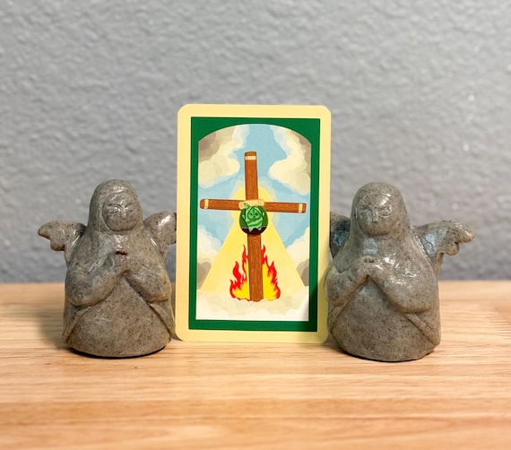 Korok Crucifixion Prayer Card - Etsy