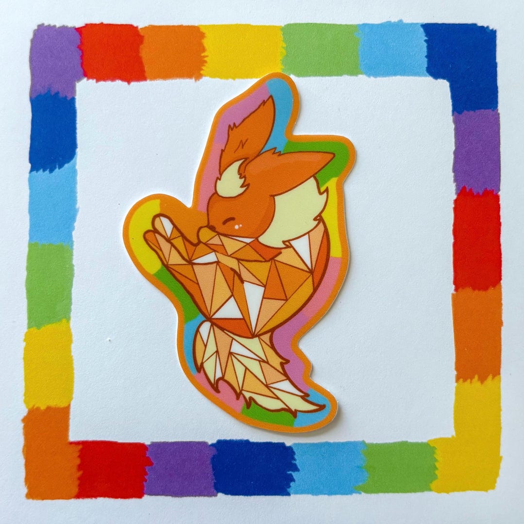 Tera Flareon Sticker - Etsy