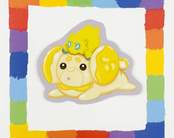 Fidough Joltik Buddies Sticker