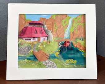 Final Fantasy-afdruk Aerith&#39;s House