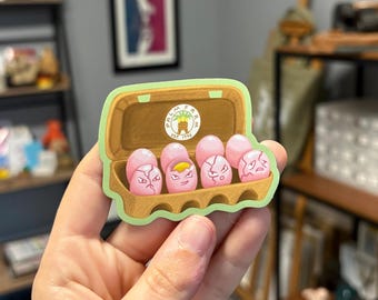 Imán de nevera Exeggcute del mercado de agricultores