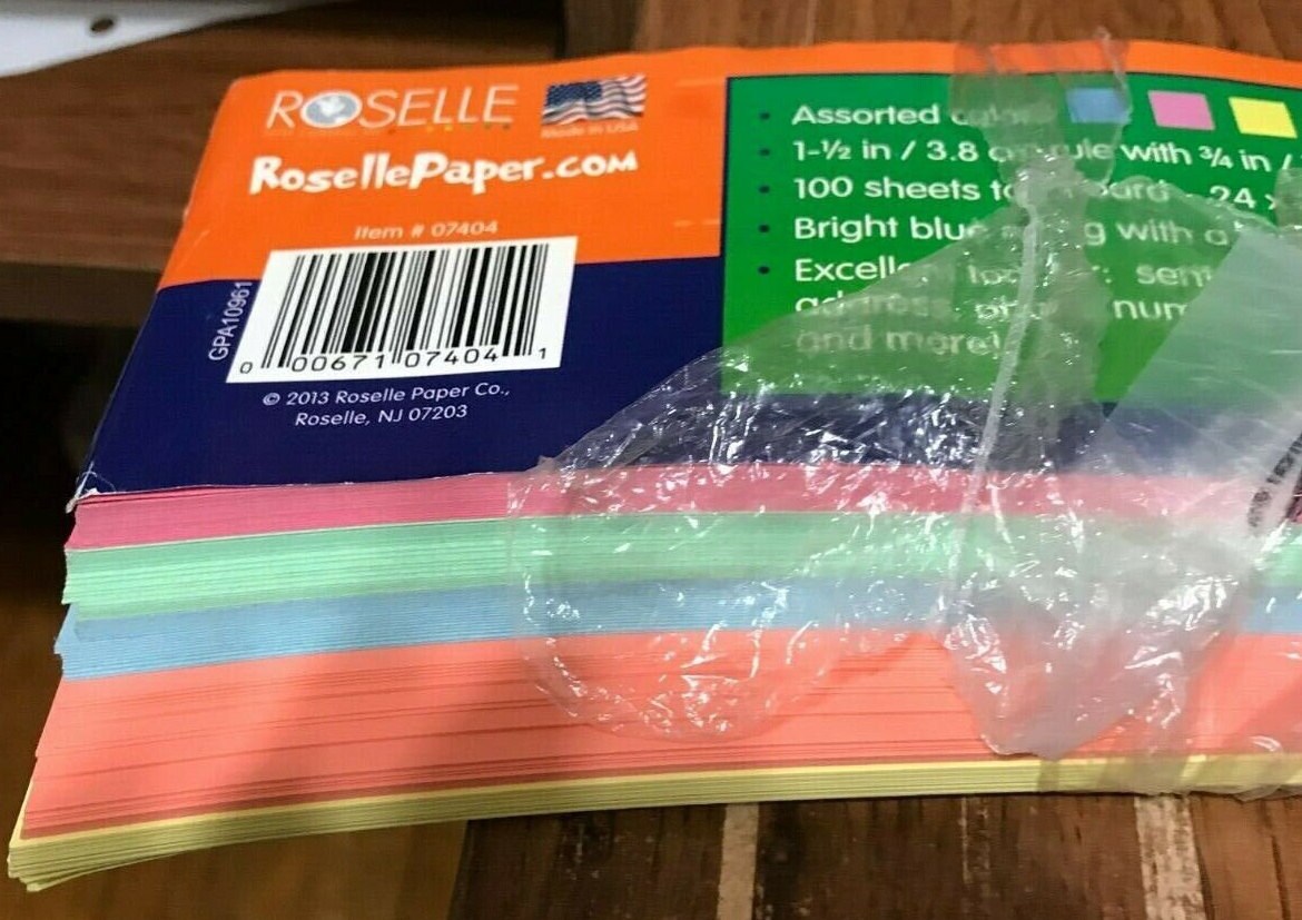 TutorCraft Strisce standard per frase, confezione da 100, 5 colori assortiti, ideali per scuole e apprendimento a casa