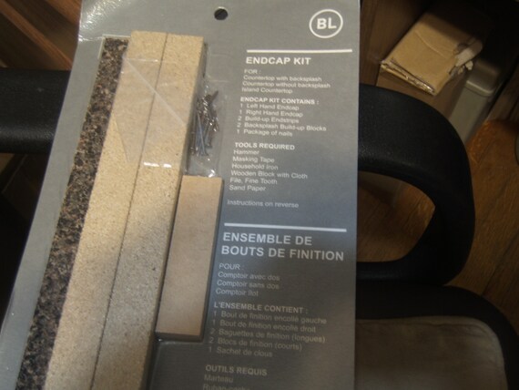 Belanger Milano Brown Laminate Countertop Endcap Kit Etsy