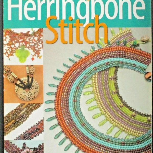 Basic Beadweaving Herringbone Stitch Bead Button Book by Kalmbach Publishing