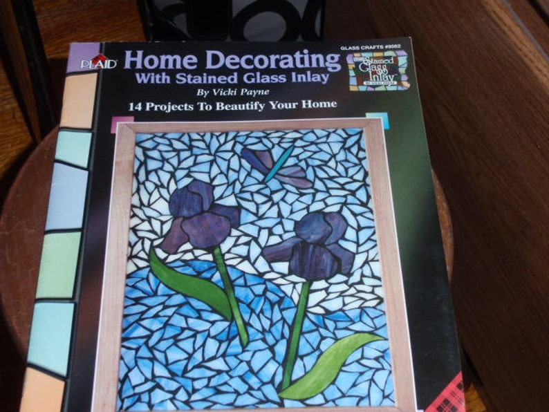 Plaid Home Decorating With Stained Glass Inlay Pattern Etsy