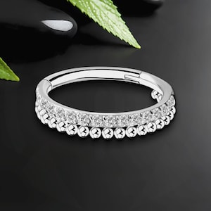 Titan Clicker Ring, Knorpel Ohrring, Knorpel Ohrring, Piercing Schmuck, Tragus Clicker, Piercing